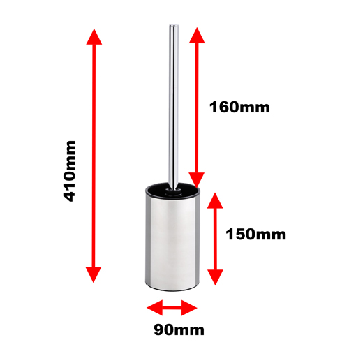 Wenko Stainless Steel Toilet Brush Detroit Image 2